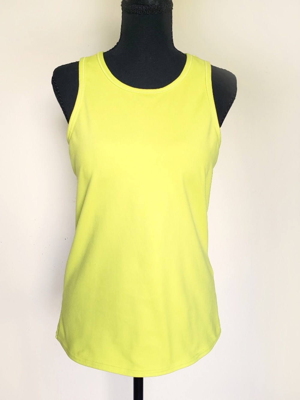 Hurley Women’s L Neon Chartreus Built In Bra Athletic Tank Top
